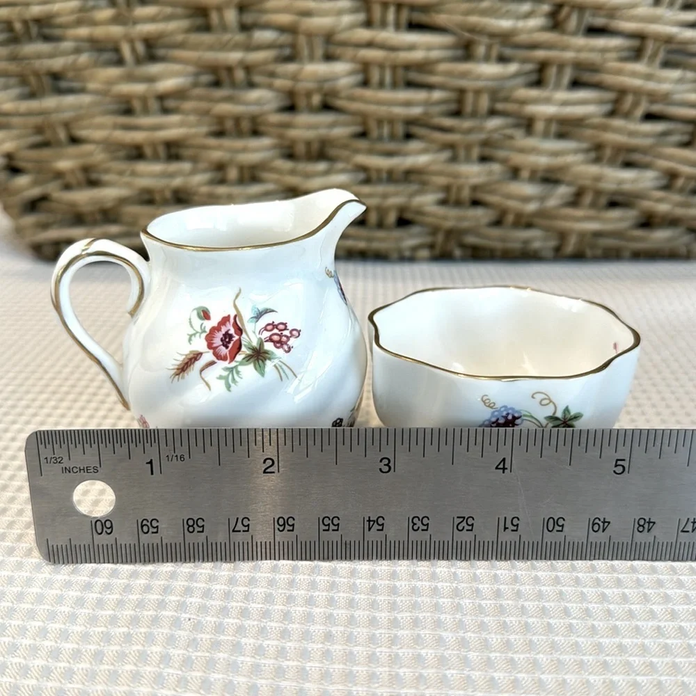 Coalport Bone China- England- Mini Cream & Sugar set